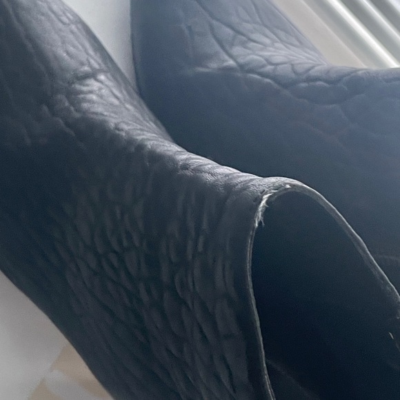 Loeffler Randall black leather high heel ankle boots size 6.5 - Picture 4 of 5